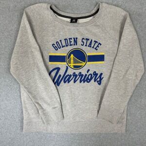 NBA Golden State Warriors Gray Graphic Raglan Sweatshirt XL FALL19 07/2019